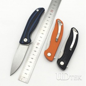 Axis G10 handle and 420 steel Yangjiang knife 58-59HRC no logo folding knife UD19026